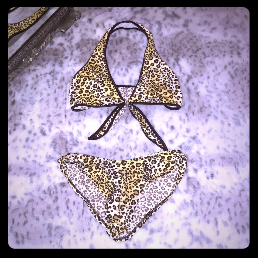 LEOPARD BOOTY SHORT SET🖤✨
